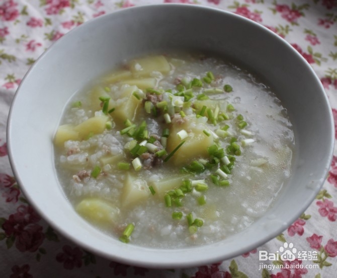 土豆肉沫粥(适合喜欢吃土豆的朋友)