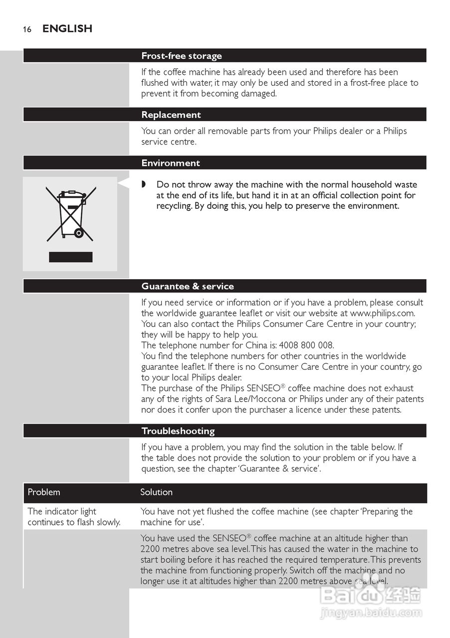 PHILIPS HD7811咖啡壶使用说明:[2]