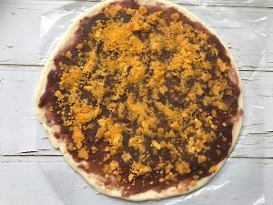 酥掉渣手抓饼蛋黄酥