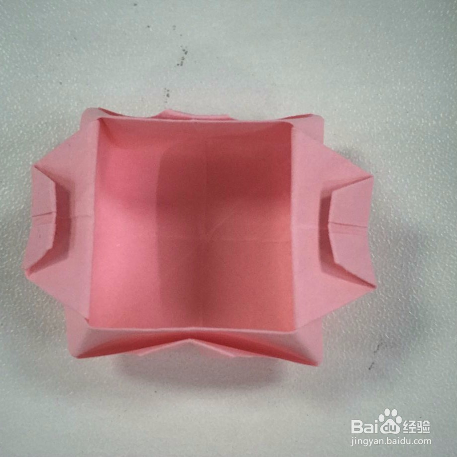 正方形盒子的折法
