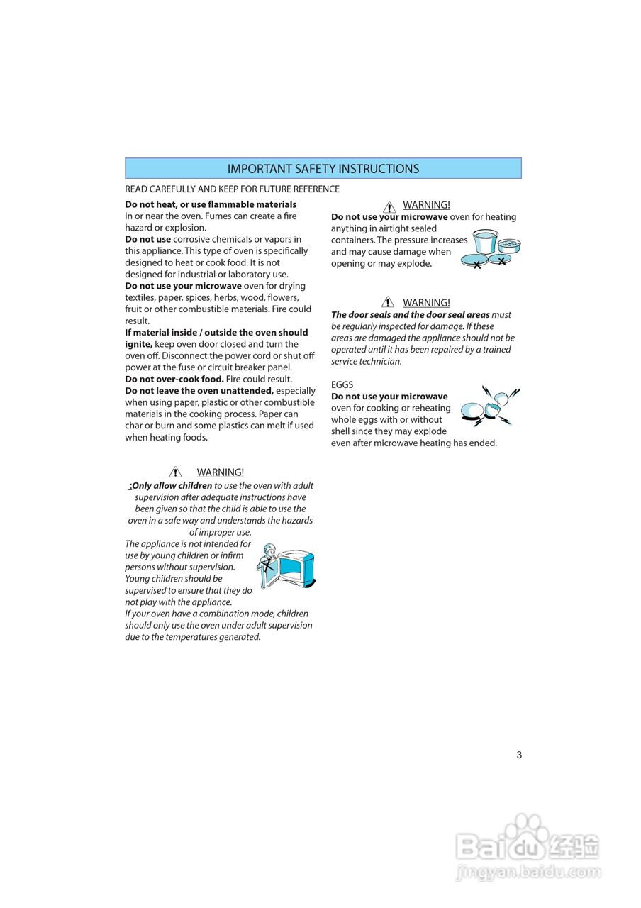 惠而浦AMW480/IX内置式微波炉用户手册