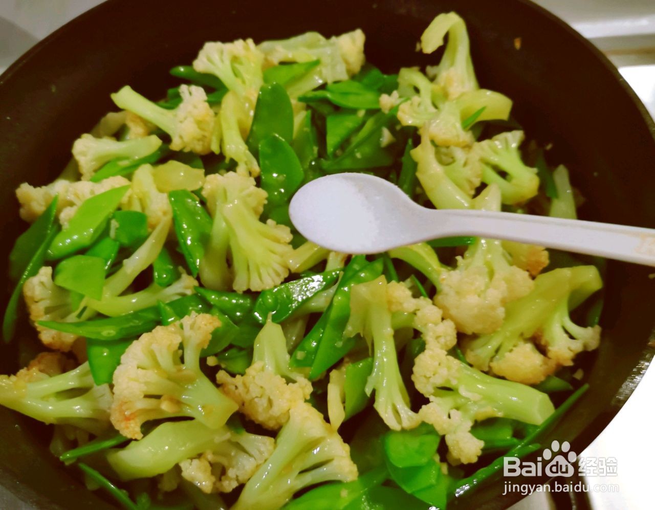 花椰菜炒荷兰豆怎么做