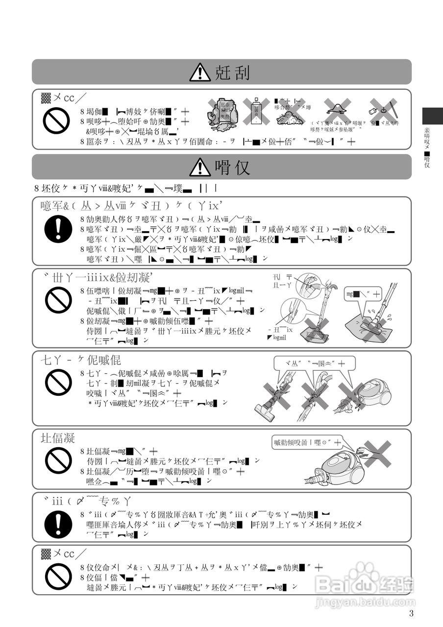HITACHI日立电气扫除机CV-PM8说明书:[1]