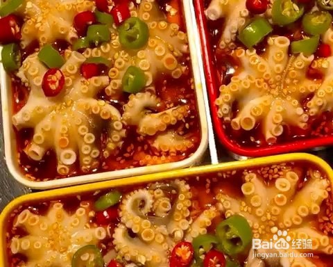 色泽清雅捞汁小海鲜的做法