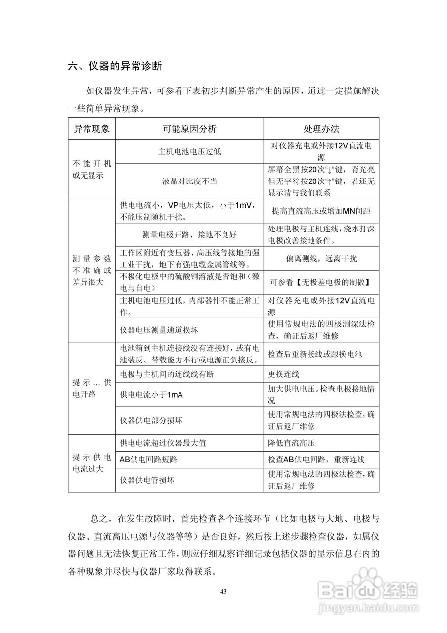 WDJD-4多功能数字直流激电仪说明书:[5]