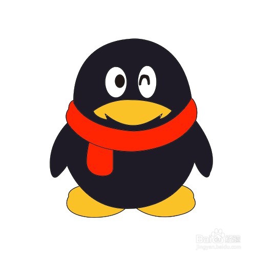 如何画qq企鹅简笔画