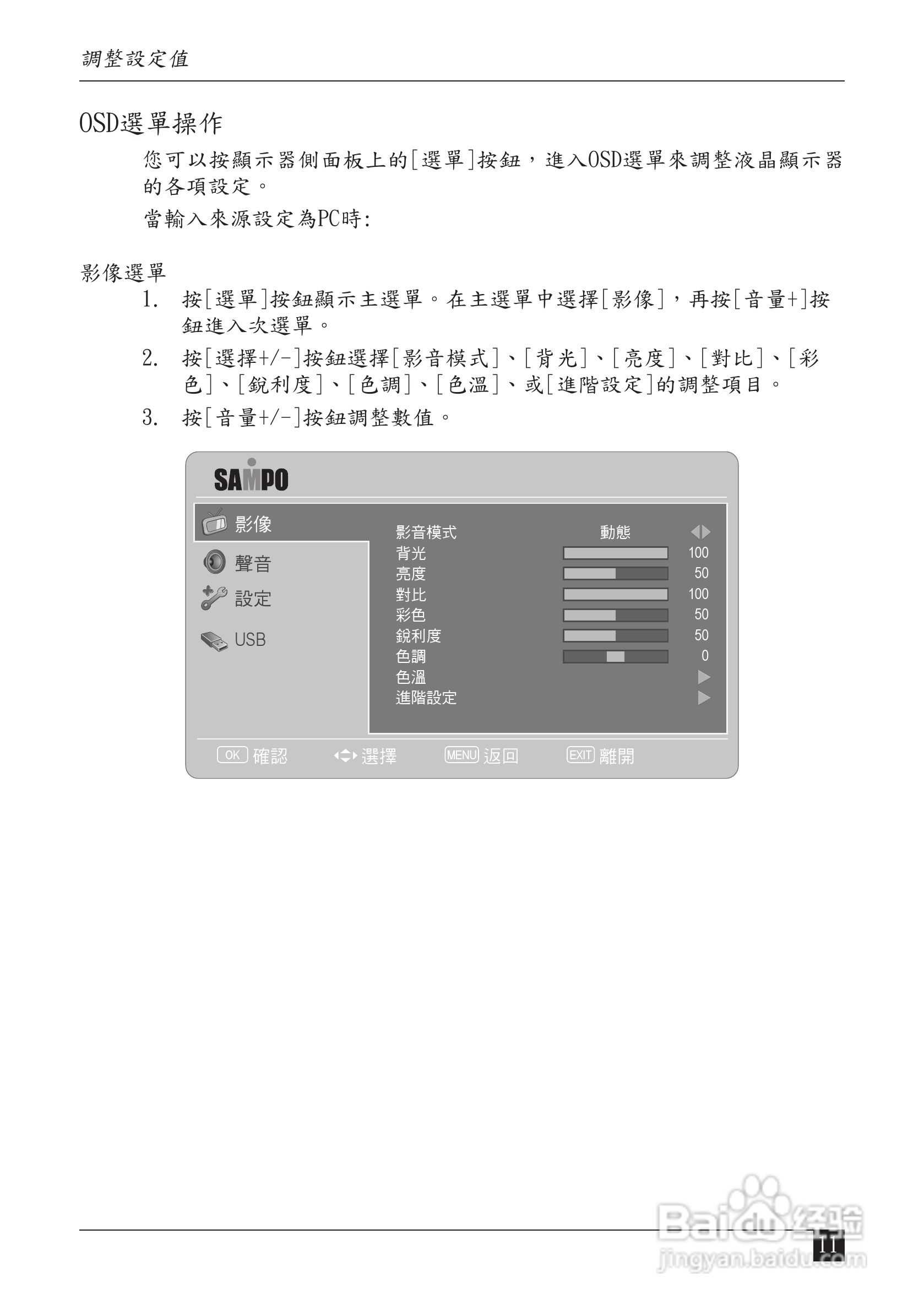 声宝LM-32V8T型液晶显示器说明书:[2]