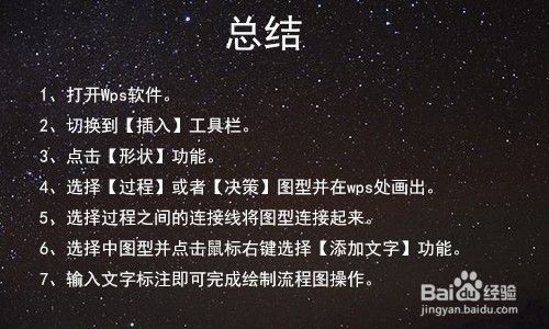 Wps中如何绘制流程图