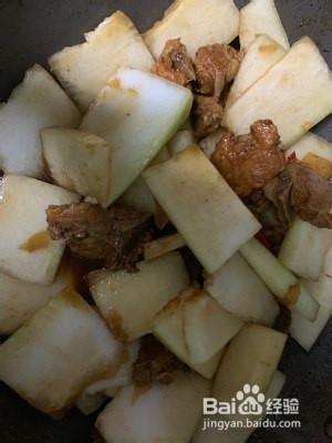 食补养生冬瓜烧排骨的做法