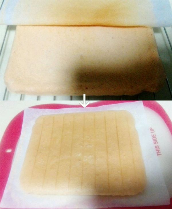 奶油戚风蛋糕卷