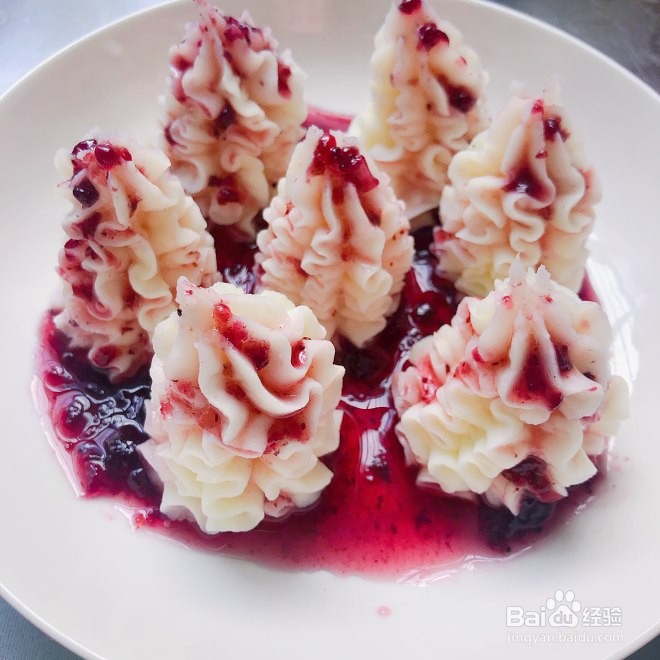 怎么做蓝莓山药