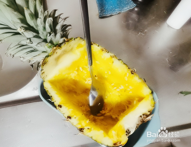 蜜汁菠萝盖饭