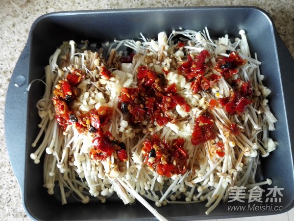 剁椒金针菇的做法