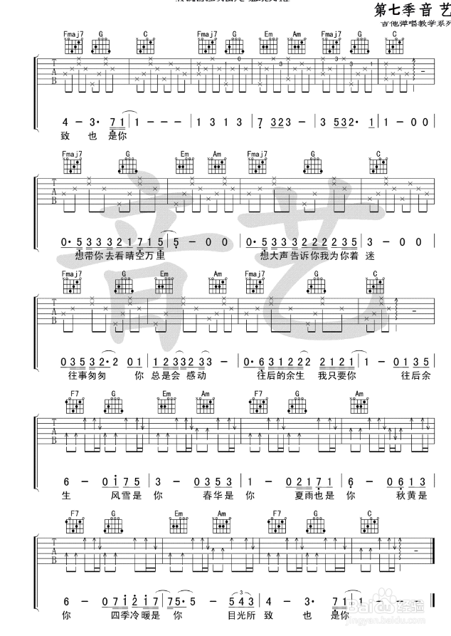 如何把网页上的翻页吉他谱制作成整页浏览?