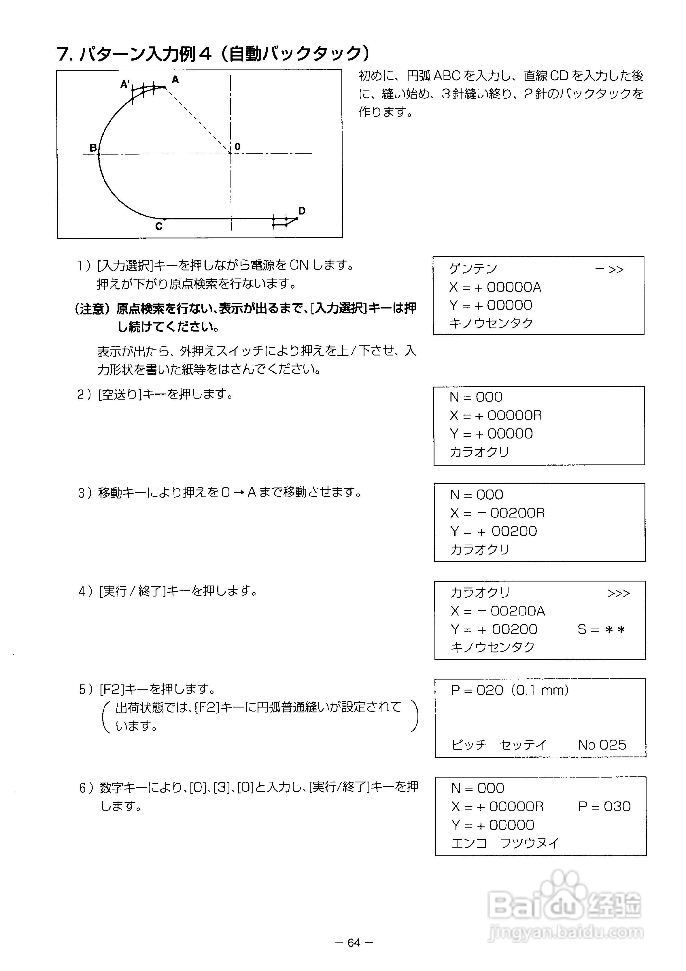 JUKI AMS-221D花样机使用说明书:[8]