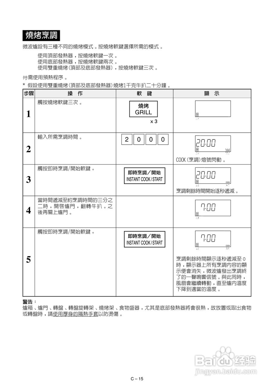 声宝R-882F型微波炉说明书:[1]
