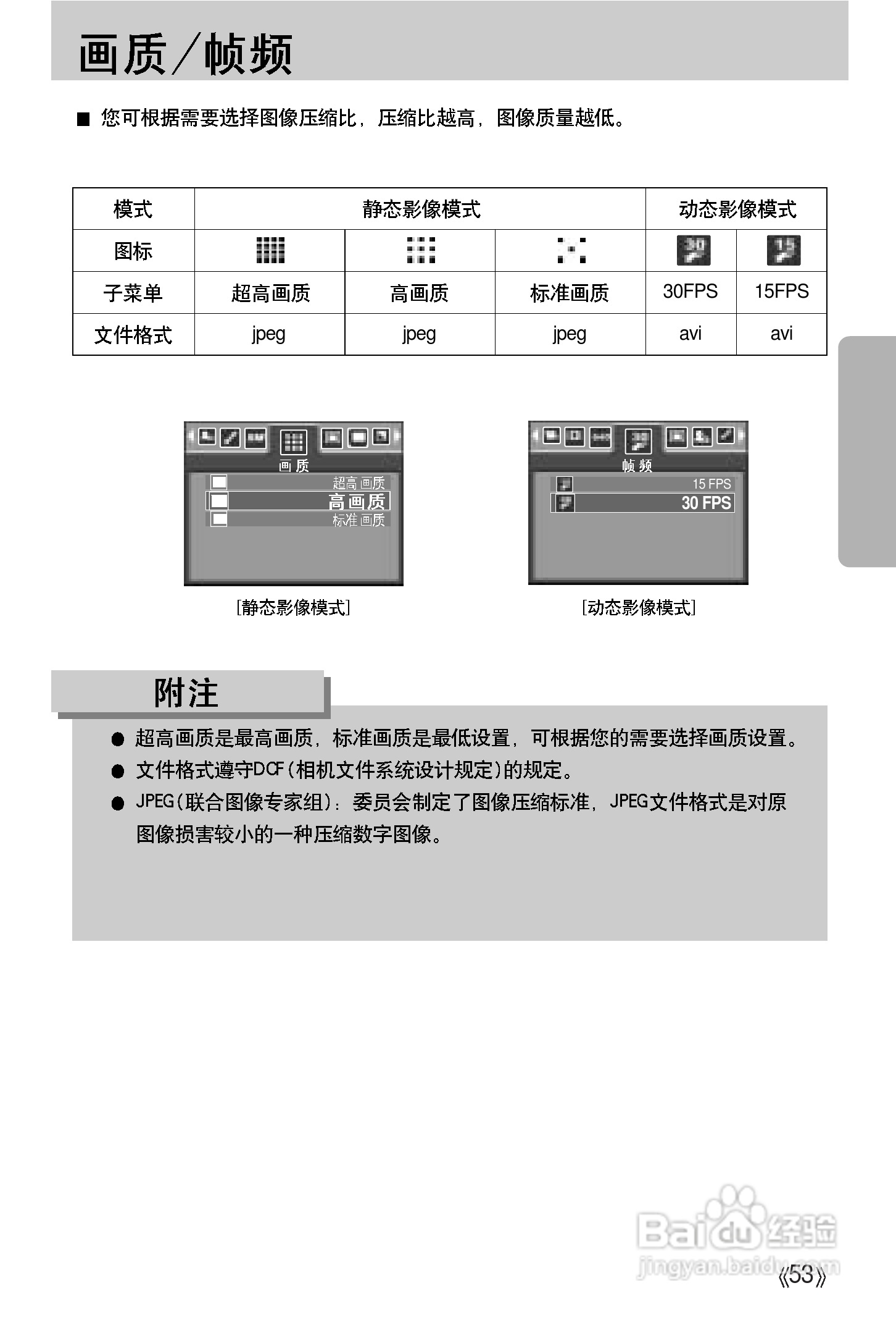 三星A502数码相机使用说明书:[6]