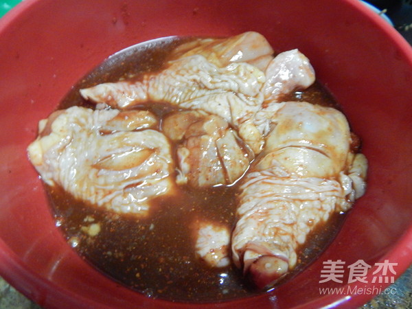 孜然料烤鸡腿