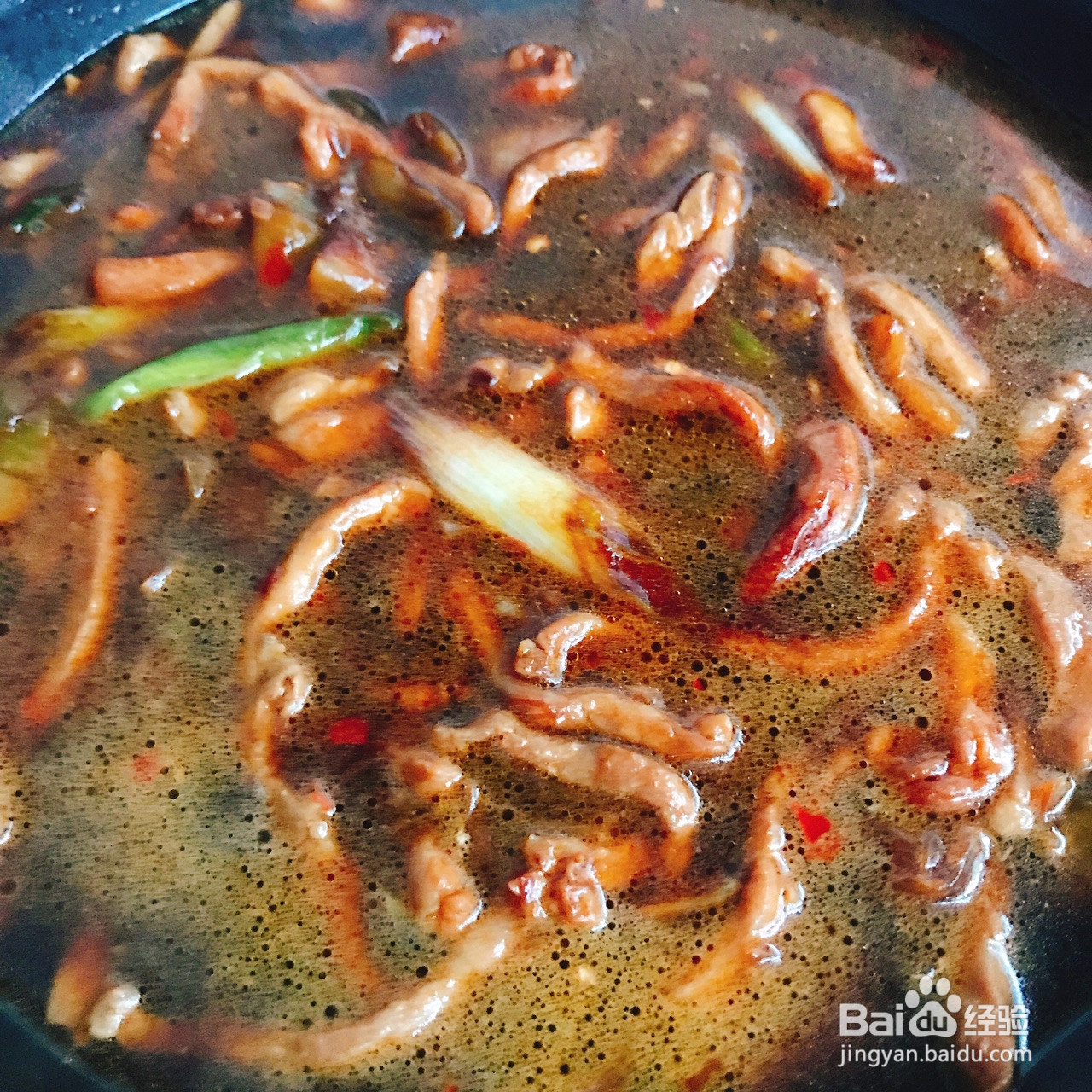 榨菜肉丝手工拉面的做法