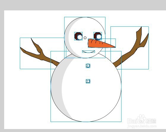 flash如何制作雪人的动态教程