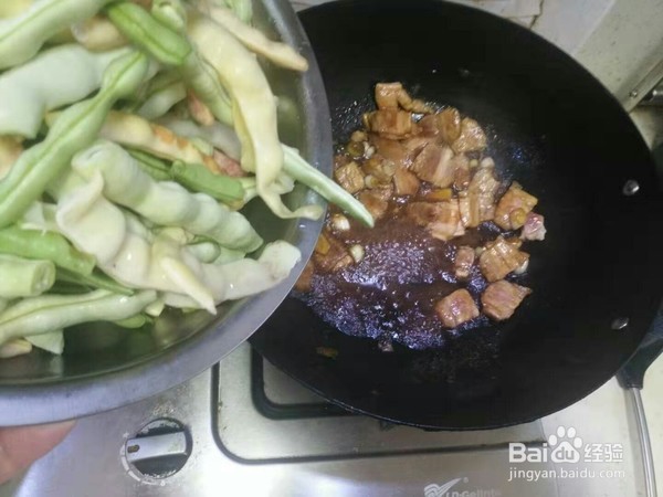 炖豆角的做法