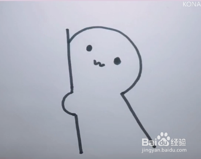 怎样画出可爱的暗恋小人