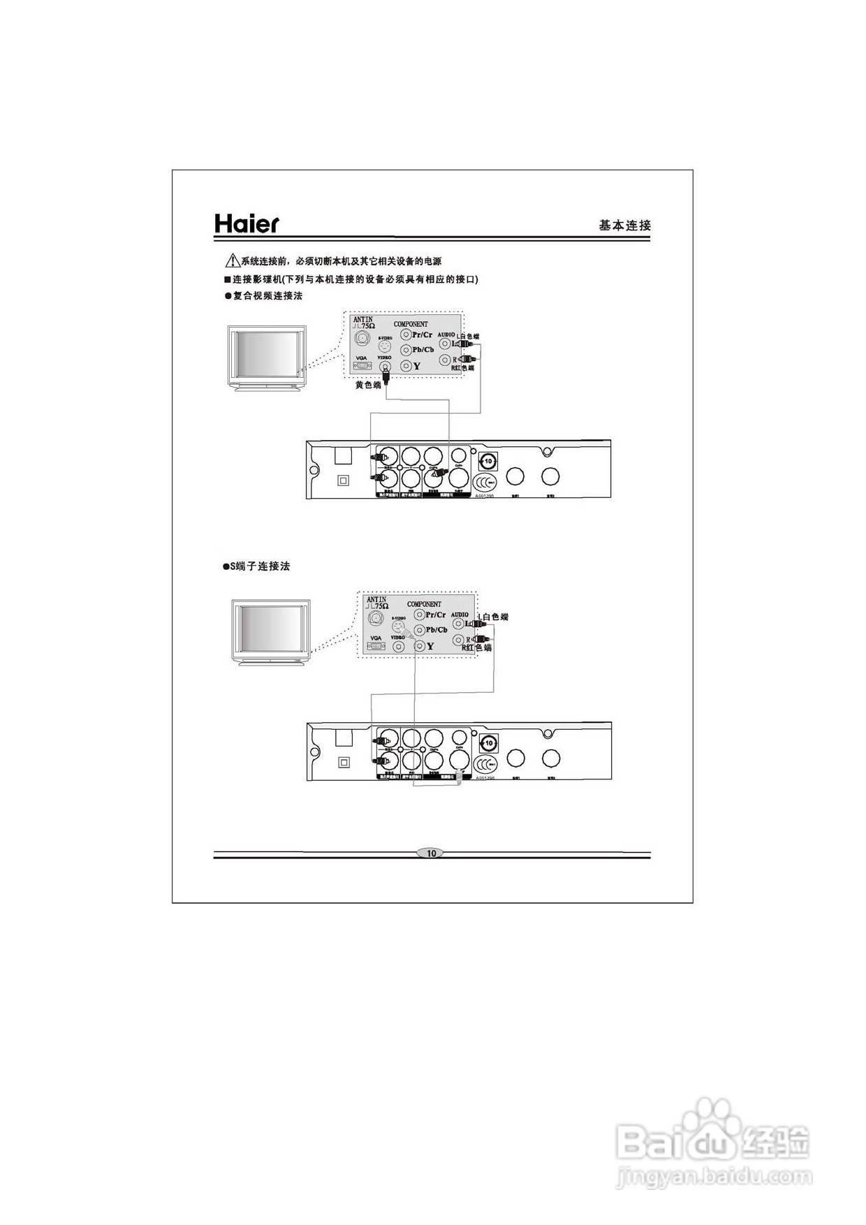 海尔DVD-H2257影碟机使用说明书:[1]