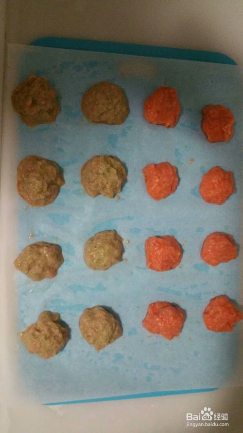 怎么制作双色丸子