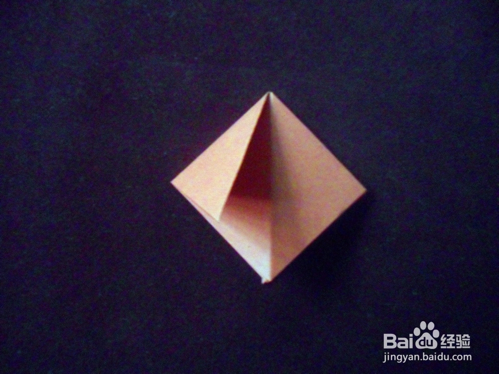 如何折叠双三角形