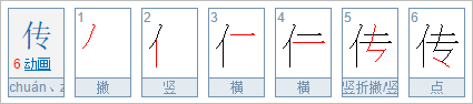 传多音字组词
