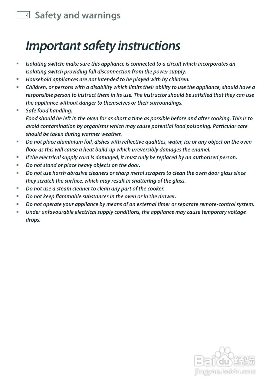 斐雪派克OR61S8CEWSW2多功能电炉说明书:[1]