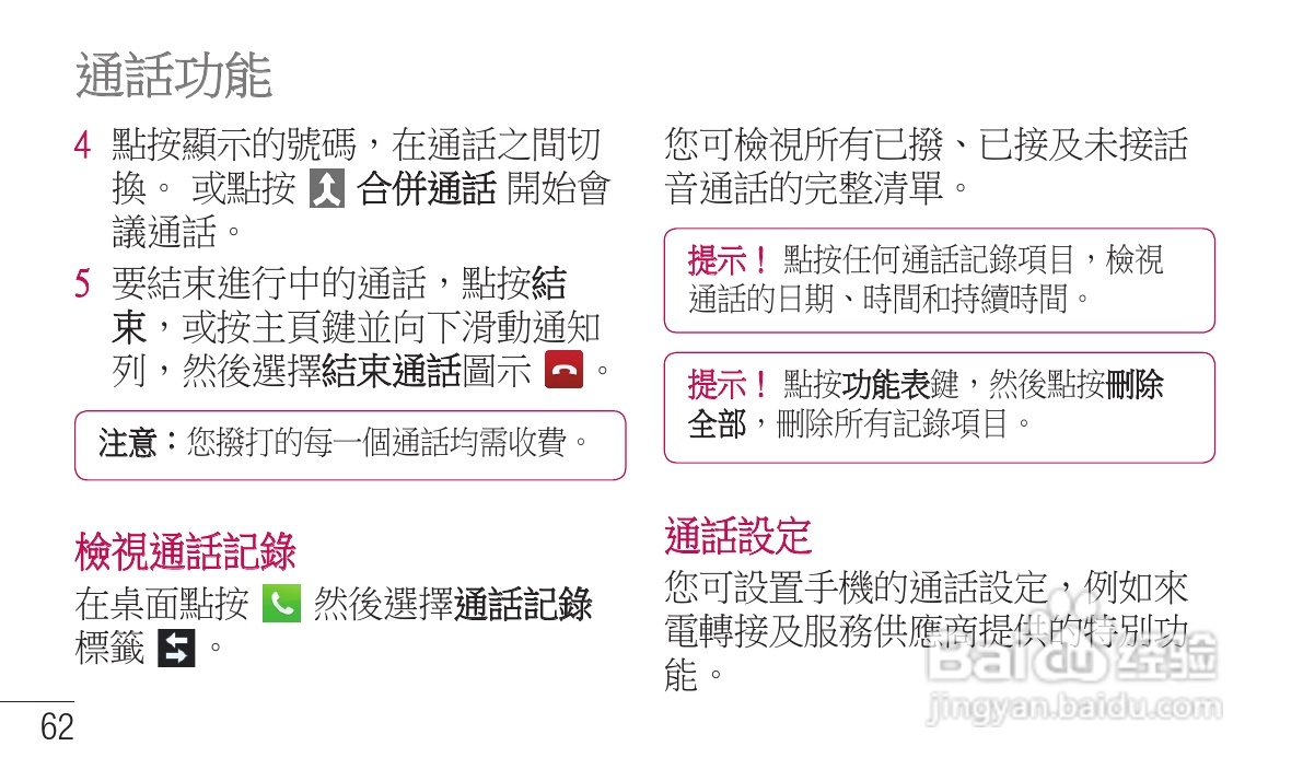 LG P705手机使用说明书:[7]