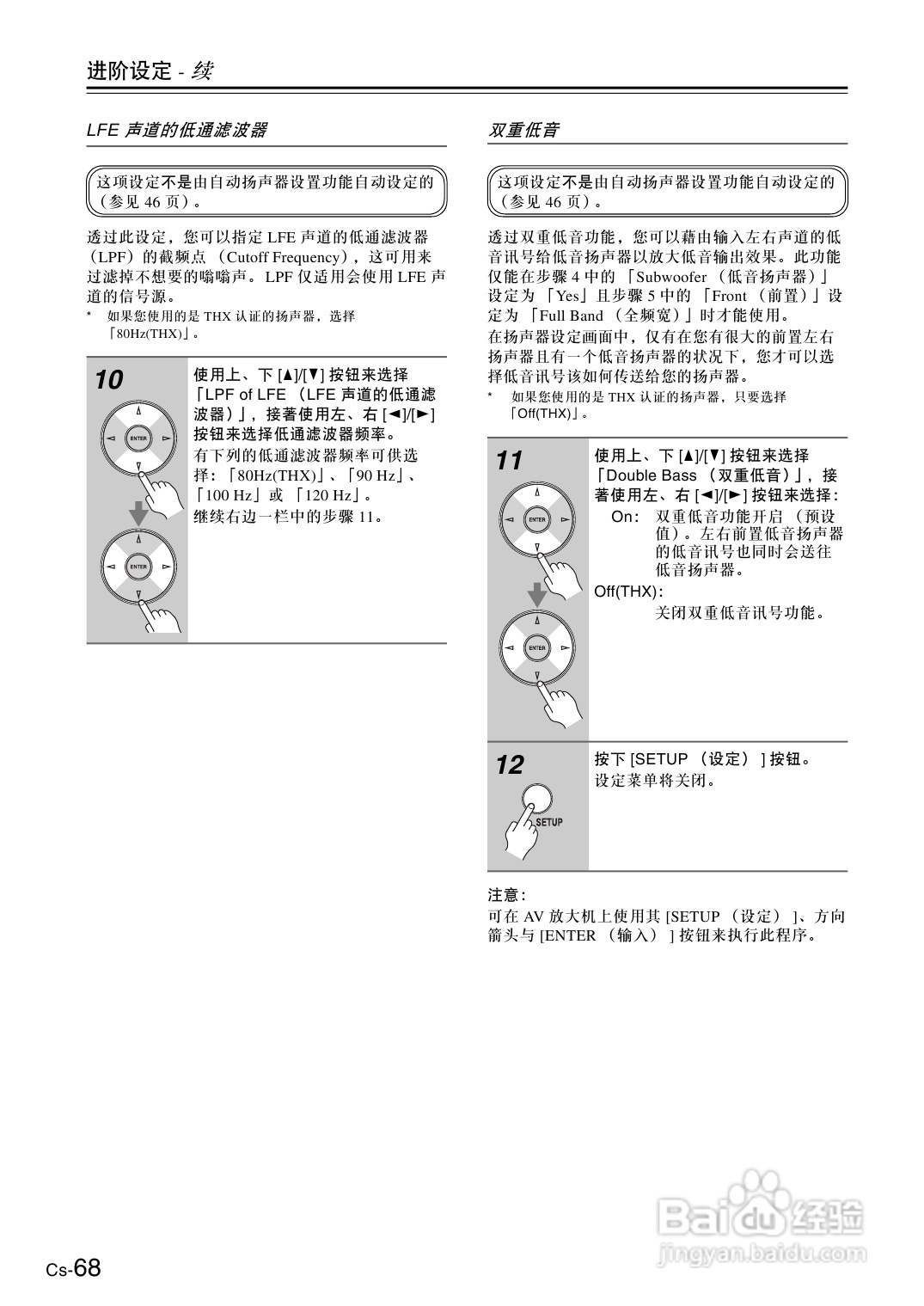 安桥AV放大机TX-SA806型使用说明书:[4]