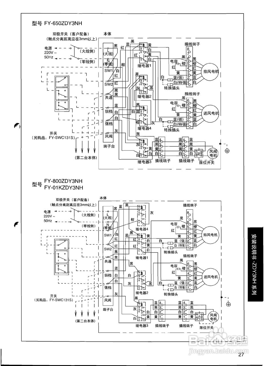 松下FY-350ZDY3NH全热交换器说明书:[3]