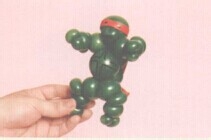 魔法气球造型系列之气球忍者神龟