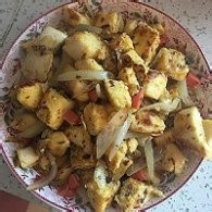 制作洋葱火腿炒馒头丁