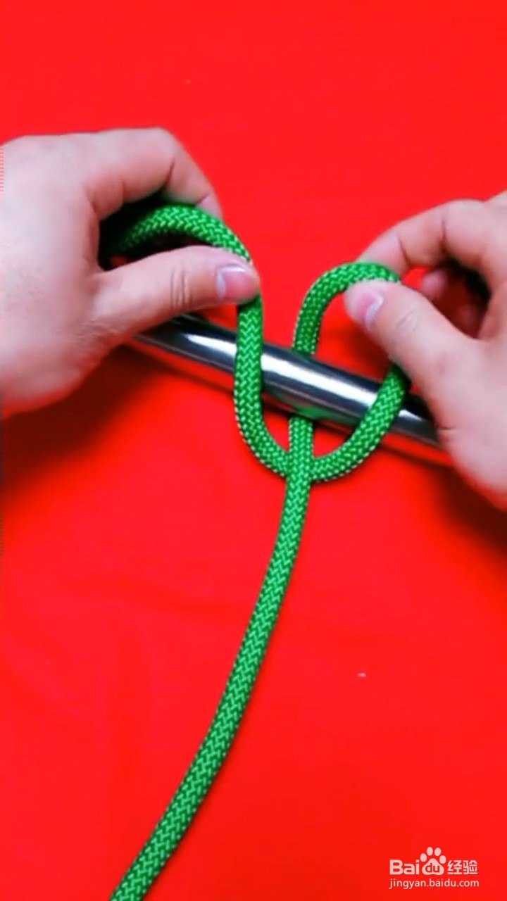 用绳子怎么系杠杆结？