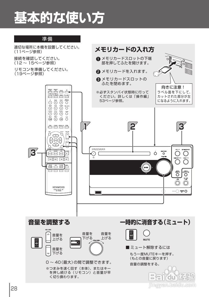 kenwood ud-a55 rd-uda55音响说明书:[2]