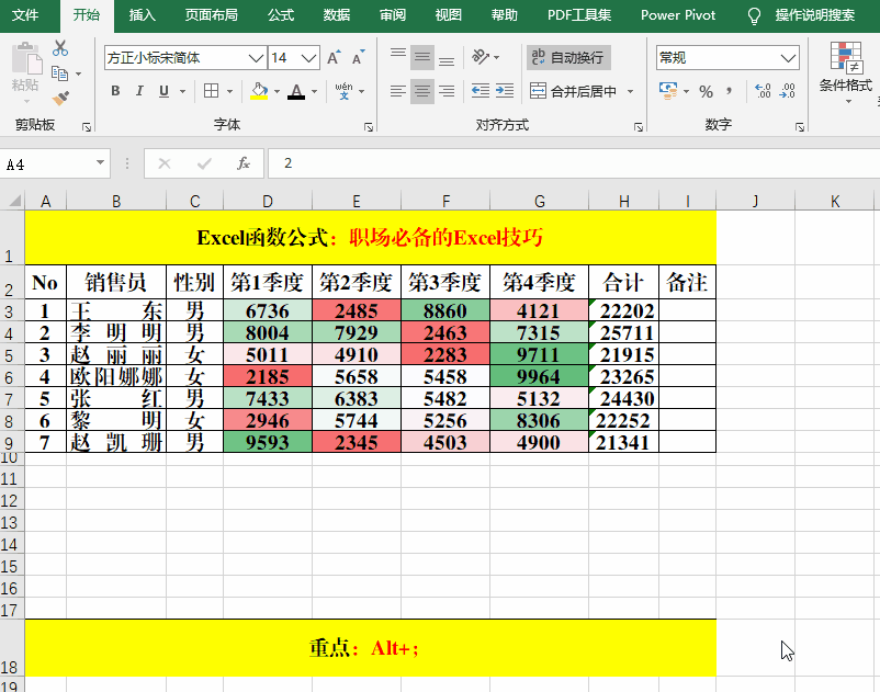 易学易用的20个Excel技巧，职场人士必备！