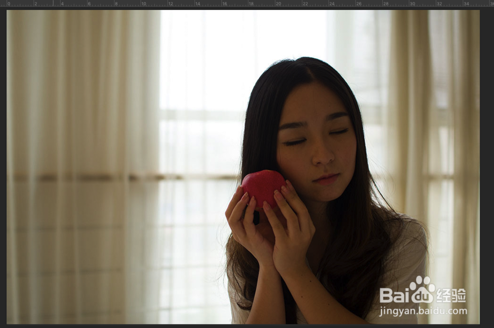 PS室内照片调整一