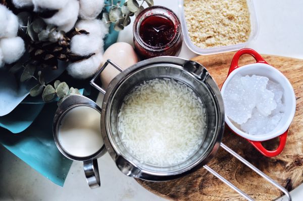 酒酿蔓越莓西米露