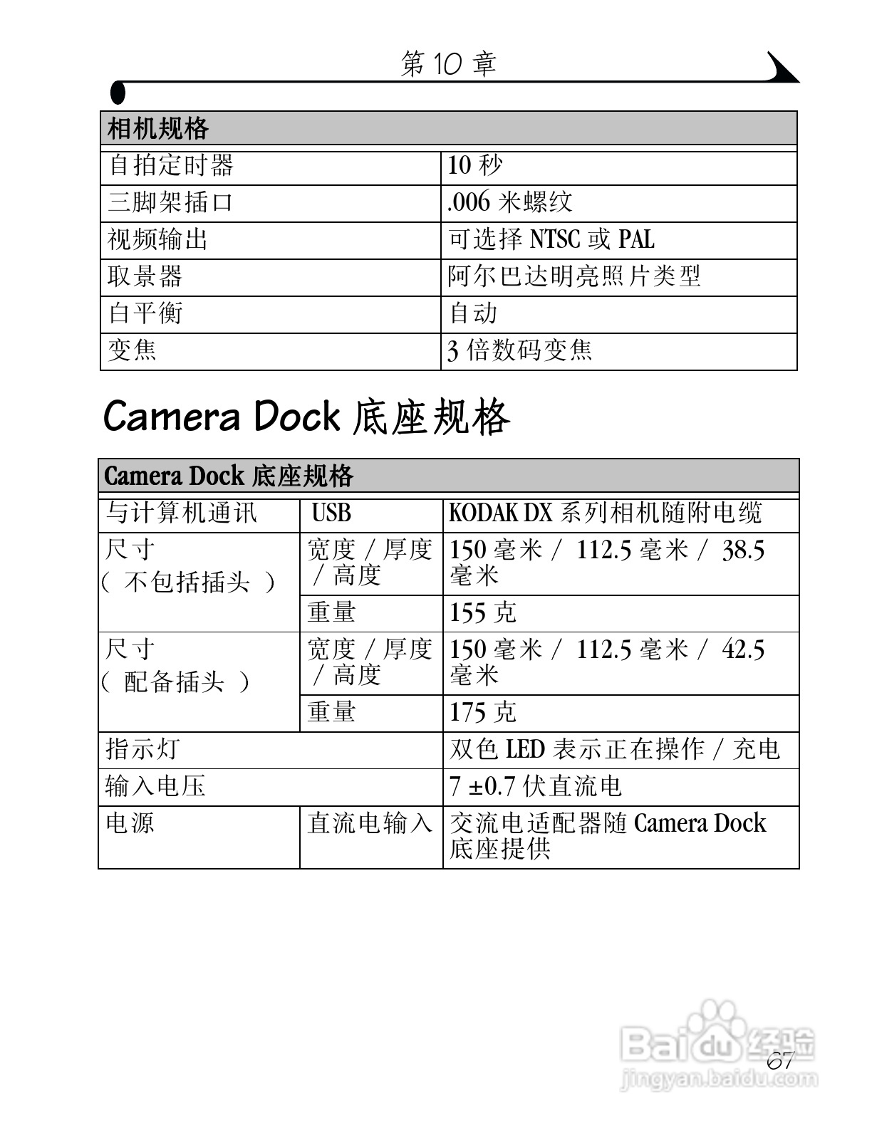 柯达DX3500数码相机使用说明书:[8]