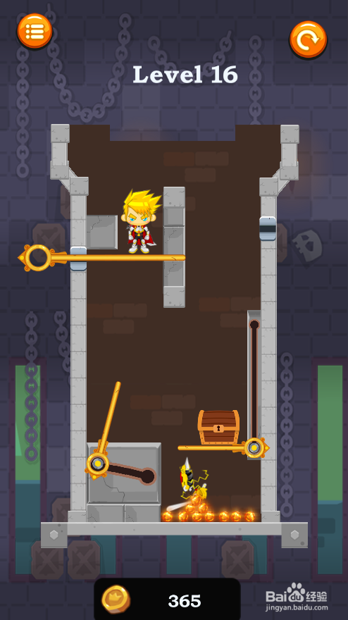 如何通过Caio Hero Rescue的Level 16？