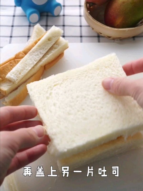 芒果拉丝三明治