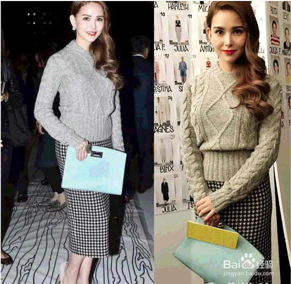 经典复古千鸟格纹时髦有腔调,天王嫂昆凌也爱它