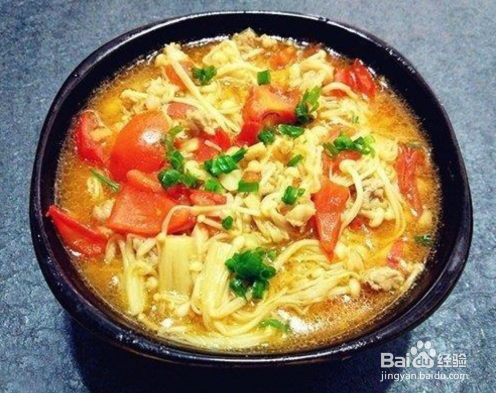 金针菇新吃法,美味多汁,两碗米饭不够吃