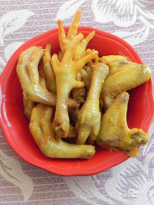 盐焗鸡爪的做法大全
