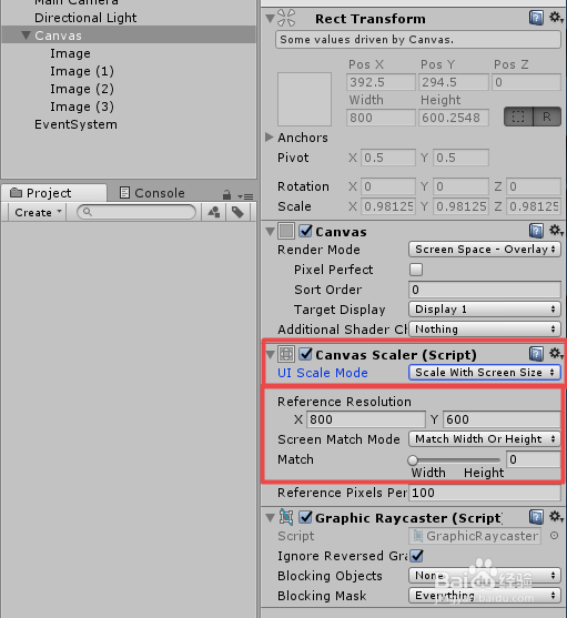 Unity UGUI技巧 之 Canvas对屏幕的自适应适配