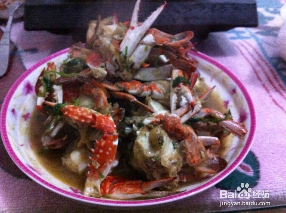 香辣梭子蟹(花蟹)