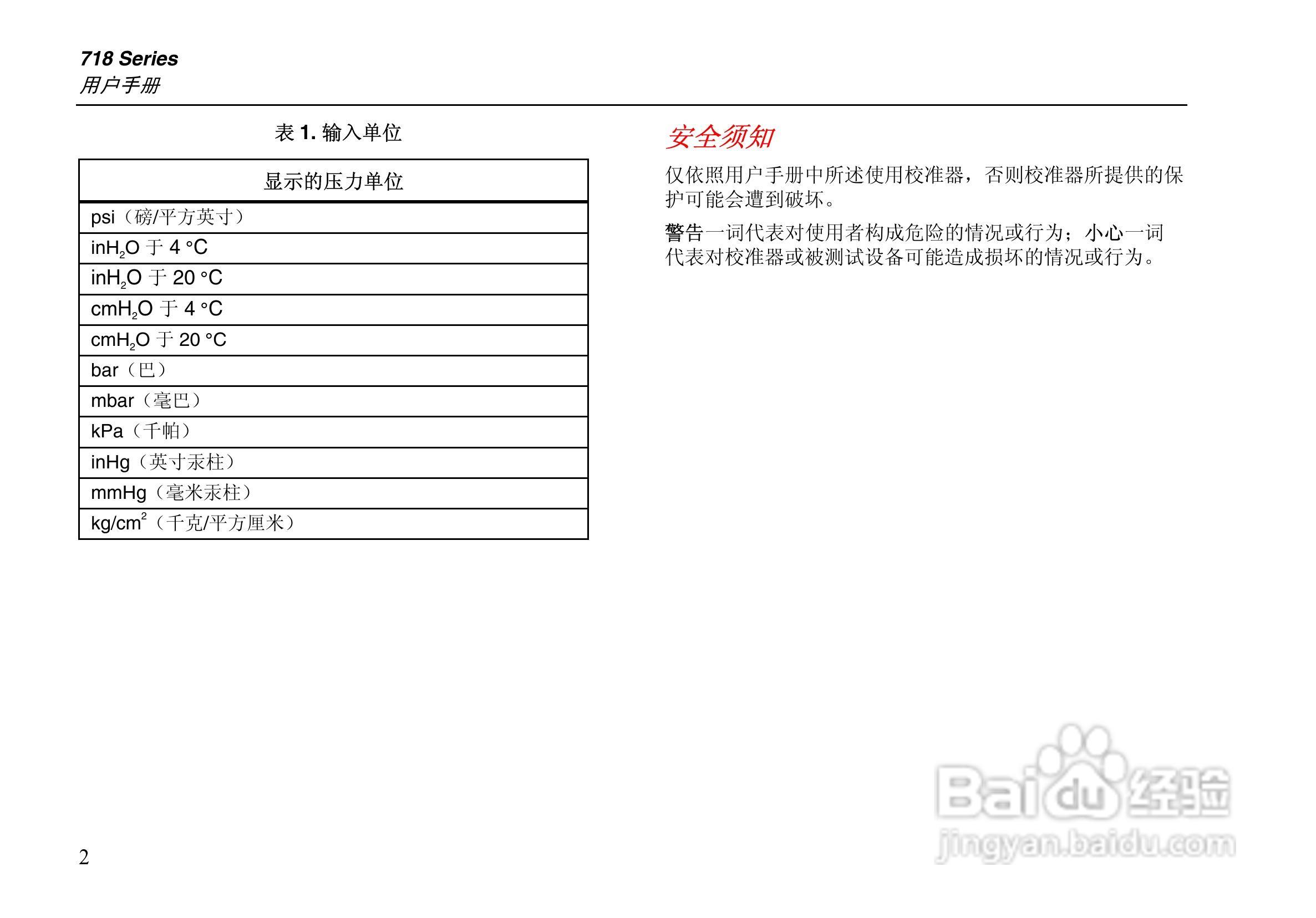 福禄克Fluke 717 系列压力校准器使用说明书:[1]